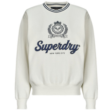 Superdry Pulóverek COUNTRY CLUB LOOSE CREW Fehér DE 34