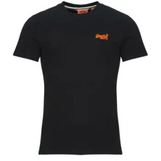 Superdry Rövid ujjú pólók Essential Logo Emb Tee Fekete EU S