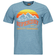 Superdry Rövid ujjú pólók GREAT OUTDOORS RELAXED Kék EU L
