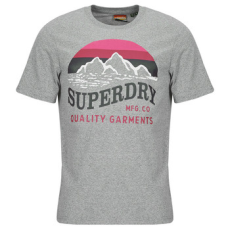 Superdry Rövid ujjú pólók GREAT OUTDOORS RELAXED Szürke EU M