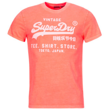 Superdry Rövid ujjú pólók LOGO NEON Narancssárga EU M férfi póló