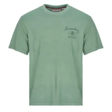 Superdry Rövid ujjú pólók Tokyo Narrative Loose Tee Zöld EU L