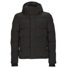 Superdry Steppelt kabátok EVEREST SHORT HOODED PUFFER Fekete EU S férfi kabát, dzseki