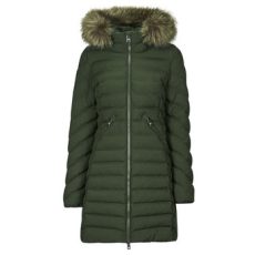 Superdry Steppelt kabátok FUJI HOODED MID FAUSSE FOURRURE Keki DE 36
