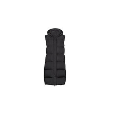 Superdry Steppelt kabátok LONGLINE HOODED PUFFER GILET Fekete DE 40 női dzseki, kabát