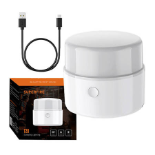 Superfire T20 kempinglámpa, 180lm, USB kültéri világítás