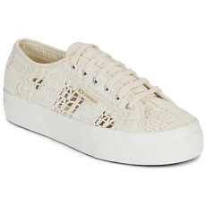 Superga Rövid szárú edzőcipők 2740 PLATFORM CROCHET Bézs 36