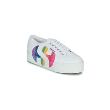 Superga Rövid szárú edzőcipők 2790-COTWPRINTEDLOGOGLITTER Fehér 41 női cipő