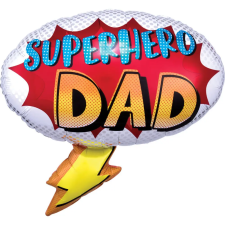  Superhero Dad, Apa fólia lufi 68 cm party kellék