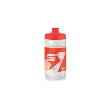 SUPERIOR F.L.Y műanyag kulacs, 400 ml, csavaros, átlátszó-piros kulacs, kulacstartó