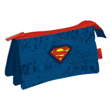  Superman Comic 3 rekeszes tolltartó 21 cm tolltartó