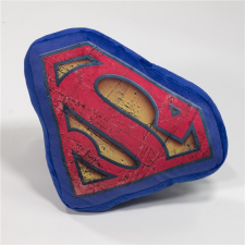 Superman Superman Sign formapárna, díszpárna Velúr lakástextília