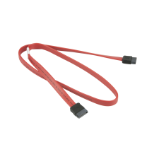 Supermicro CBL-0044L SATA (anya - anya) kábel 57.5cm - Piros kábel és adapter