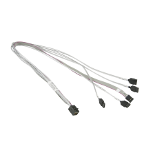 Supermicro CBL-SAST-0631 SATA kábel 0.55m (MiniSAS apa - SATA apa) kábel és adapter