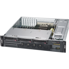 Supermicro CSE-825MBTQC-R802LPB számítógép ház Rack Fekete 800 W számítógép ház