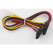 Supermicro SATA táp kábel 30 cm dupla CBL-0289L (CBL-0289L) kábel és adapter