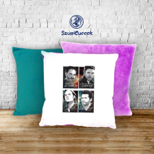 Supernatural Sam, Castiel, Dean, Crowley plüss párnahuzat (több színben) lakástextília