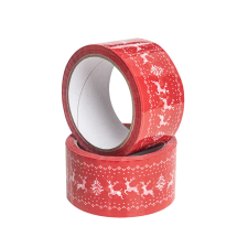  Superpack H42 karácsonyi mintás ragasztószalag hotmelt ragasztóval; 50/50 ragasztószalag