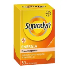 Supradyn energia filmtabletta 30db vitamin és táplálékkiegészítő