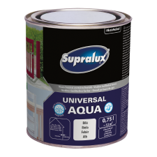 Supralux AQUA FÉNYES ZOMÁNCFESTÉK 2,5L FEHÉR fal- és homlokzatfesték