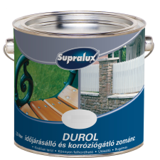 Supralux DUROL IDŐJÁRÁSÁLLÓ ÉS KORRÓZIÓGÁTLÓ ZOMÁNCFESTÉK 1L FŰZÖLD akrilfesték