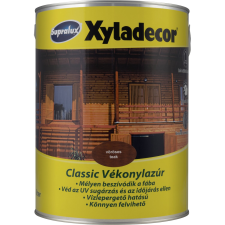 Supralux vékonylazúr Xyladecor Classic 5 l vöröses mahagóni favédőszer és lazúr