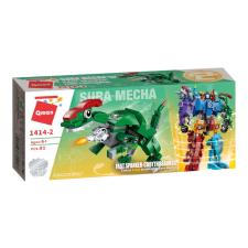  Sura Mecha - a dinoszaurusz transzformer építőjáték - zöld Corythosaurus 91 db barkácsolás, építés