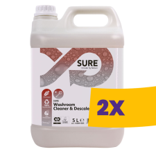 Sure Washroom Cleaner&Descaler Fürdőszobai tisztító- és vízkőoldószer 5L (Karton - 2 db) tisztító- és takarítószer, higiénia