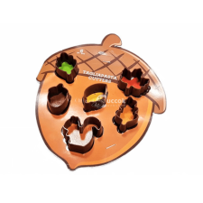  Sütemény szaggató szett, erdő téma edény