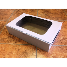 Süteményes doboz ablakos papír 22cm*34cm*8cm sütés és főzés