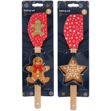  Sütő készlet 1+1 , mézeskalács emberke és csillag alakú konyhai eszköz