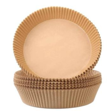  Sütőpapír készlet forró levegős sütőhöz, 50 db, Egyszer használatos (16cm) papírárú, csomagoló és tárolóeszköz