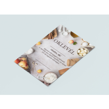  Sütős oklevél ajándéktárgy