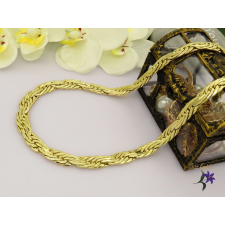  Suzann gold filled fonott széles nyaklánc-14K-CMJ nyaklánc