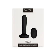Svakom Primo - akkus, vízálló, melegítős análvibrátor (fekete) anál