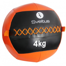 Sveltus Wall Ball Sveltus 4 kg fekete-narancs fitness eszköz