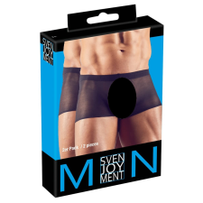 Svenjoyment - áttetsző boxer szett - fekete (2 részes) S-L boxer, férfi alsó