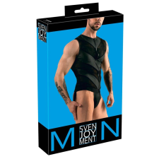 Svenjoyment - cipzáras férfi body (fekete) body