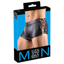 Svenjoyment - oldalt fűzős matt boxer (fekete) boxer, férfi alsó