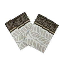 Svitap Sleepwell Extra nedvszívó konyharuha, pamut, barna levél mintás, 3 db lakástextília