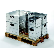 Swalt Alumínium doboz, szállítóláda szerszámos láda 113 liter 0,8 mm alumíniumvastagság nyitott láda szállítás, mozgatás