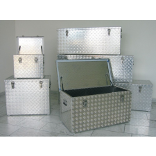 Swalt Alumínium doboz, szállítóláda szerszámos láda 120 liter 3 mm alumíniumvastagság ipari felhasználásra kiváló szállítás, mozgatás
