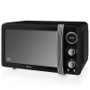 Swan Retro mikrohullámú sütő, 20 literes, Swan, fekete