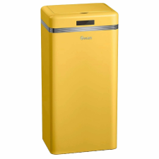 Swan Szenzoros szemetes, Swan, Retro, 45 literes, 1 rekeszes, sárga szemetes