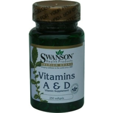 Swanson A&amp;D vitamin (250 gélkapszula) vitamin és táplálékkiegészítő