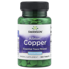  Swanson Albion Copper (Réz-biszglicinát) 2mg 300 tabletta vitamin és táplálékkiegészítő