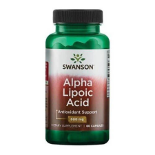 Swanson ALPHA LIPOIC ACID (Liponsav) 600 mg 60 kapszula vitamin és táplálékkiegészítő