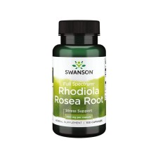 Swanson Aranygyökér (Rhodiola Rosea Root) 400mg 100db kapszula vitamin és táplálékkiegészítő