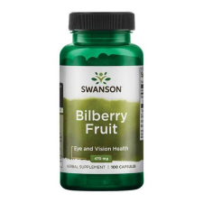 Swanson Bilberry Fruit (Fekete áfonya) 470mg 100 kapszula vitamin és táplálékkiegészítő
