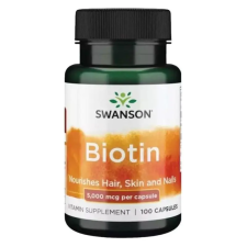 Swanson Biotin tabletta 100db vitamin és táplálékkiegészítő